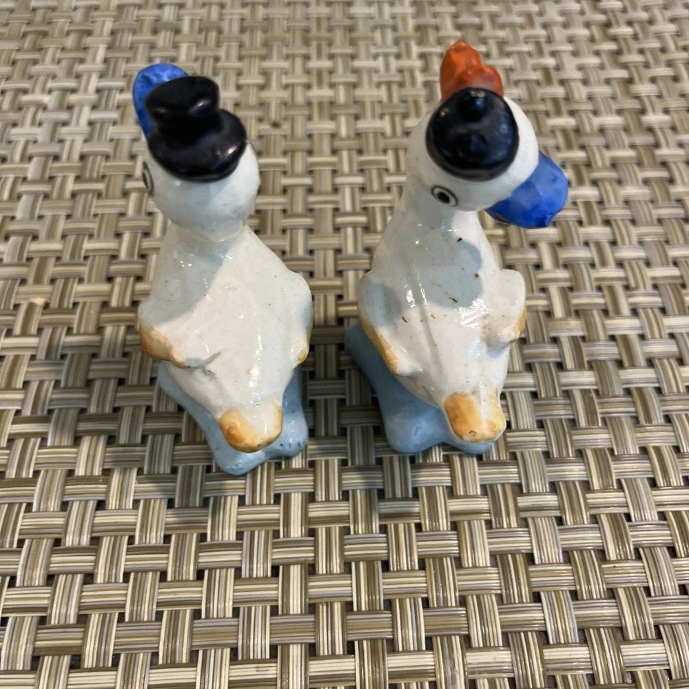 Duck Salt & Pepper Shakers Miniature‎ Japan